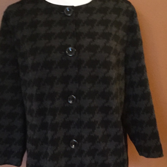 Studio Works Black & Gray Large Button Jacket - Picture 2 of 8